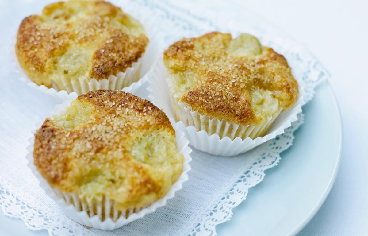 A picture of Cake of the Week: Fresh Gooseberry and Elderflower Muffins